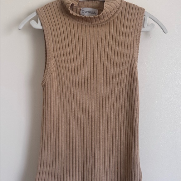 Chadwicks Beige Ribbed Knit Top - Picture 3 of 3